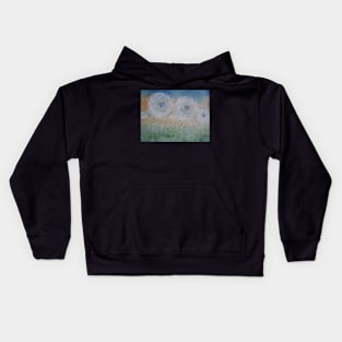 Dreamy Dandelions in a Meadow Kids Hoodie